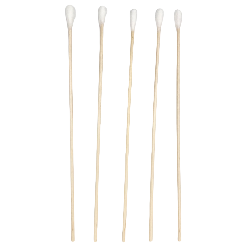 Q-tips: 6" long