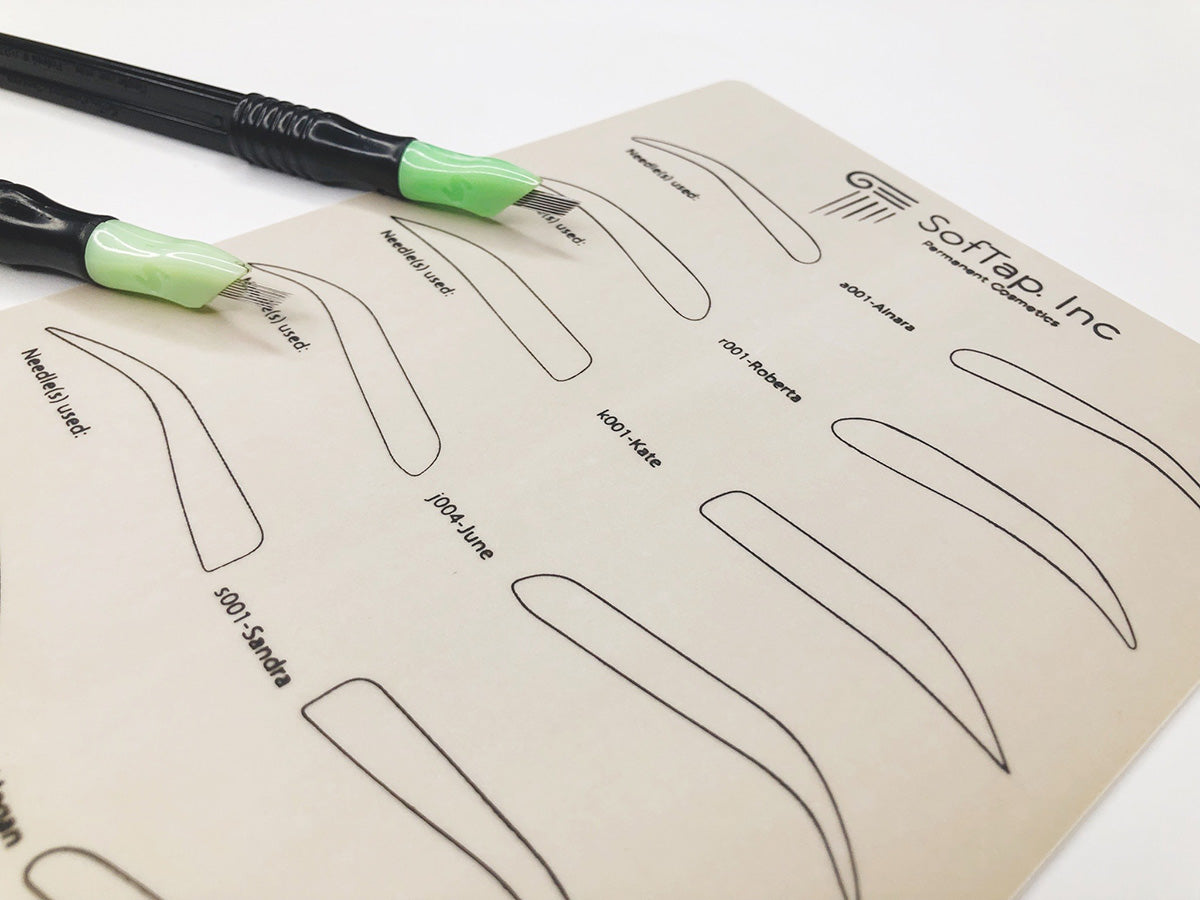 SofTap training materials, needles, and practice skin
