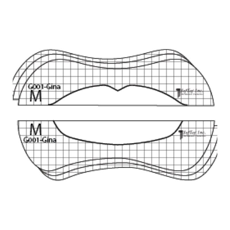 Stencil G001 - Gina - SofTap