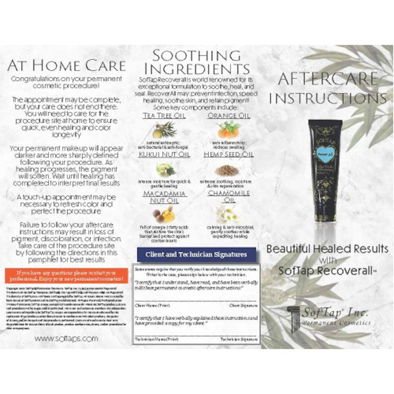 Brochure: Aftercare - SofTap