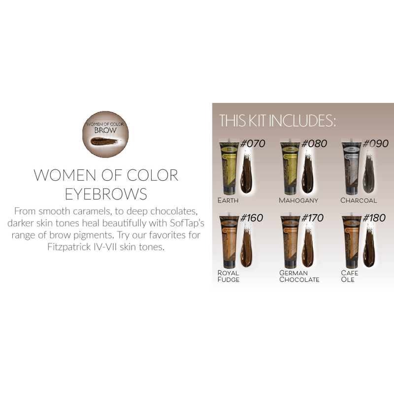 Kit: Brow Color Mini Kits - SofTap