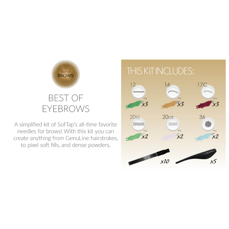 Kit: Brow Needle Mini Kits - SofTap
