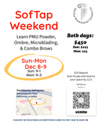 SofTap Weekend Workshops 12/8-12/9 (Sunday/Monday) - SofTap