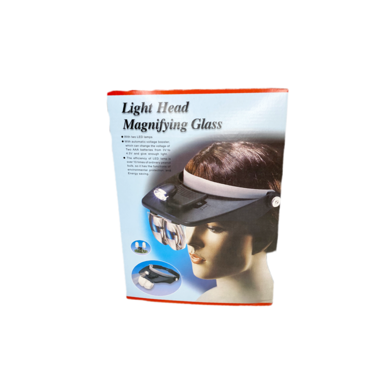 Magnifier: Head Magnifier w/Center LED Lights