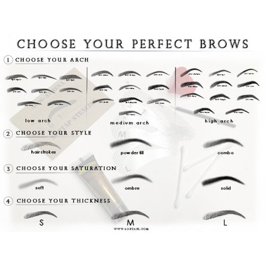 Poster: Choose Your Perfect Brow