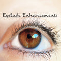 Close-up of an eye with SofTap eyeliner enhanced pigment tattooed between the eyelashes for an eyelash enhancement online class